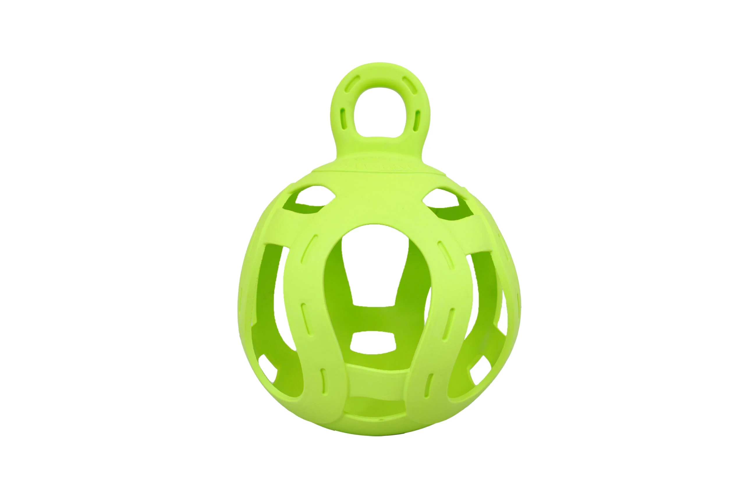 Pamlskový míč pro koně z pružné gumy, zelený, 20 cm – Jolly Pets Jolly Hay Ball - Obrázek 1