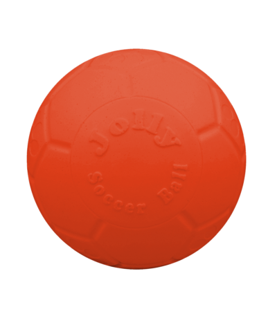 Plovoucí míč pro psy, oranžový, 10 cm – Jolly Pets Mini Soccer Ball