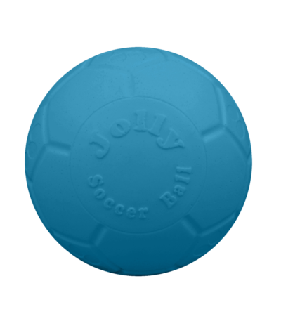 Fotbalový míč pro psy světle modrý, 10 cm – Jolly Pets Mini Soccer Ball