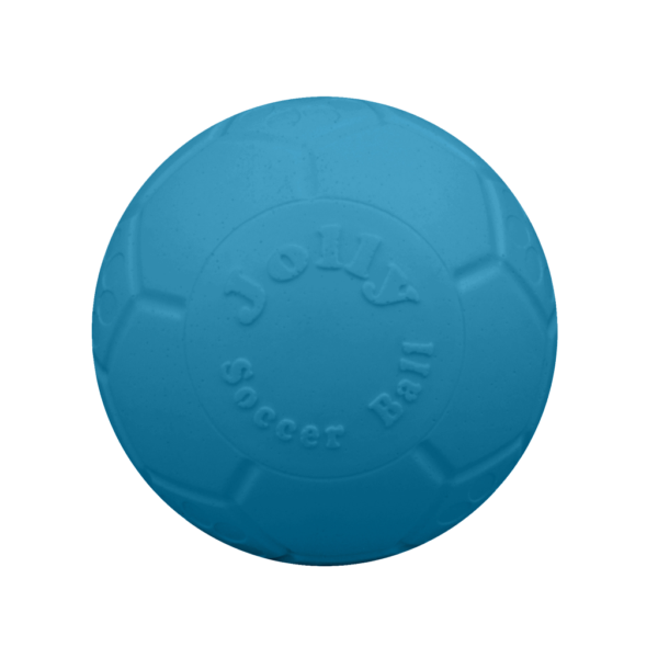 Fotbalový míč pro psy světle modrý, 10 cm – Jolly Pets Mini Soccer Ball