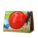 Aportovací míček pro psy, oranžový, 15 cm – Jolly Pets Jolly Soccer Ball