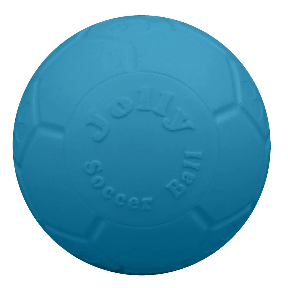 Psí aportovací míč, světle modrý, 15 cm – Jolly Pets Jolly Soccer Ball - Obrázek 2