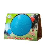 Psí aportovací míč, světle modrý, 15 cm – Jolly Pets Jolly Soccer Ball