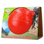 Aportovací míč pro psy, oranžový, 20 cm – Jolly Pets Jolly Soccer Ball