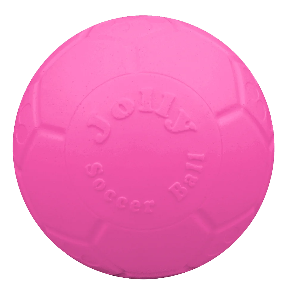 Aportovací míč pro psy, růžový, 20 cm – Jolly Pets Jolly Soccer Ball - Obrázek 2