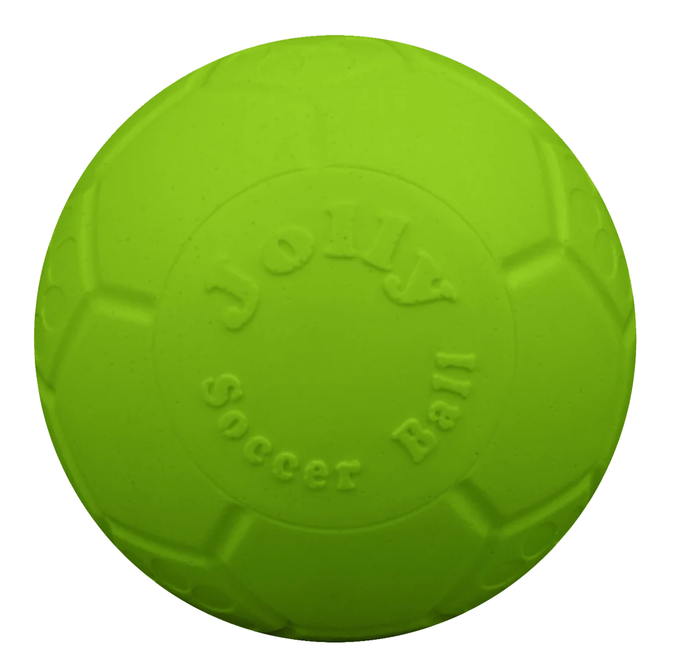 Plovoucí míč pro psy, zelený, 20 cm – Jolly Pets Soccer Ball - Obrázek 2