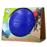 Plovoucí modrý míč pro psy, 20 cm – Jolly Pets Soccer Ball