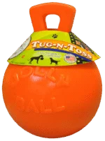 Plovoucí míček pro psy oranžový M (15 cm) – Jolly Pets Tug-n-Toss