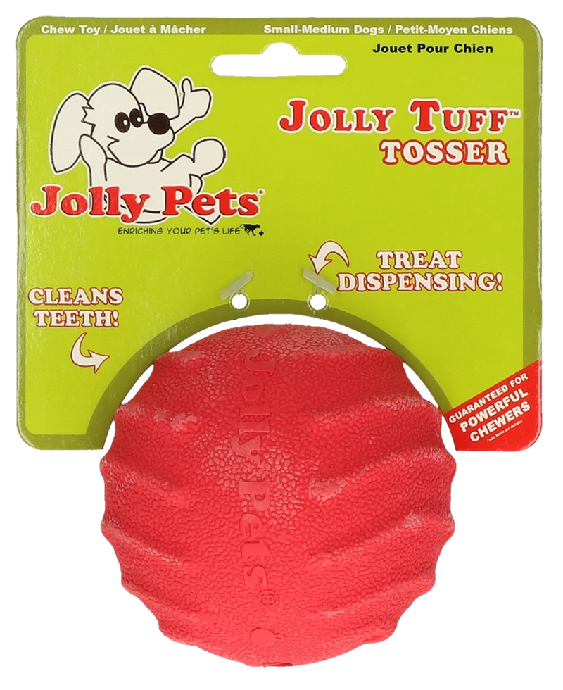 Gumová hračka na pamlsky S, 7,5 cm – Jolly Pets Tuff Tosser - Obrázek 1