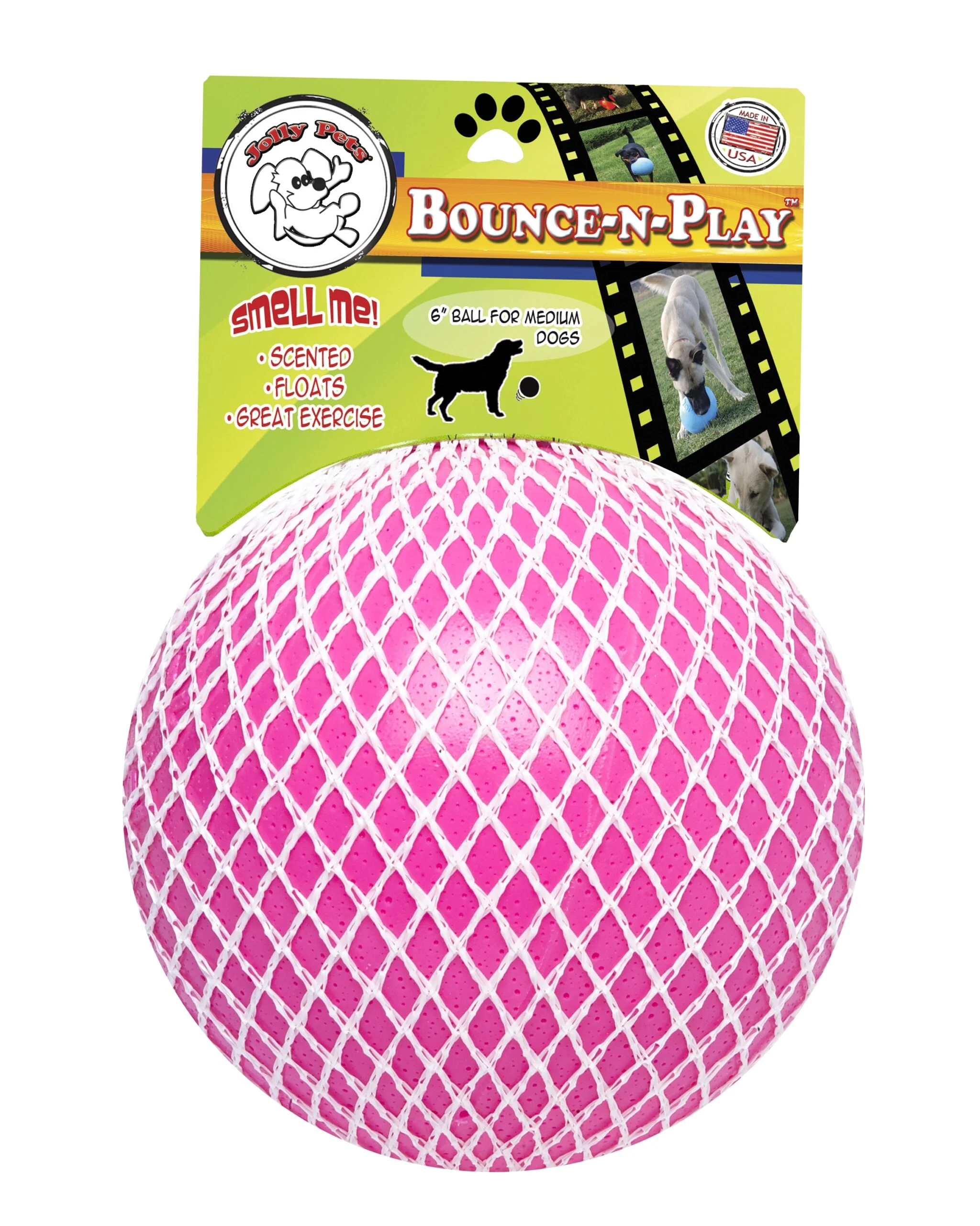 Plovoucí míček pro psy, 10 cm – Jolly Pets Jolly Bounce-n Play Kauwgum S - Obrázek 2