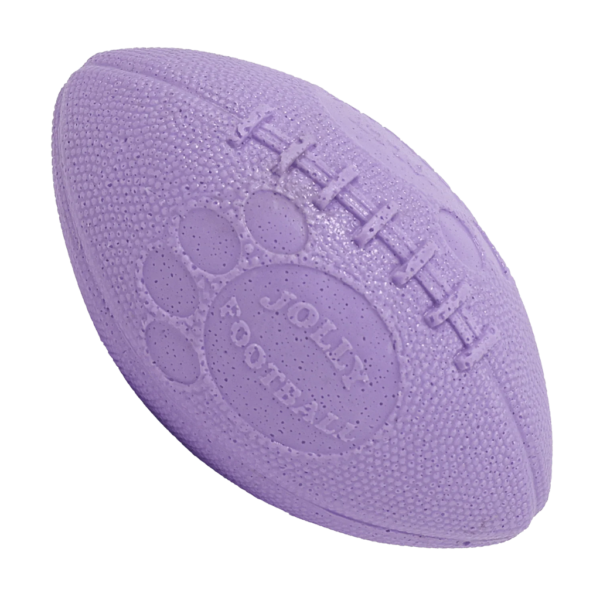 Ragbyový míč pro psy, světle fialový, 22 x 12 cm – Jolly Pets Football