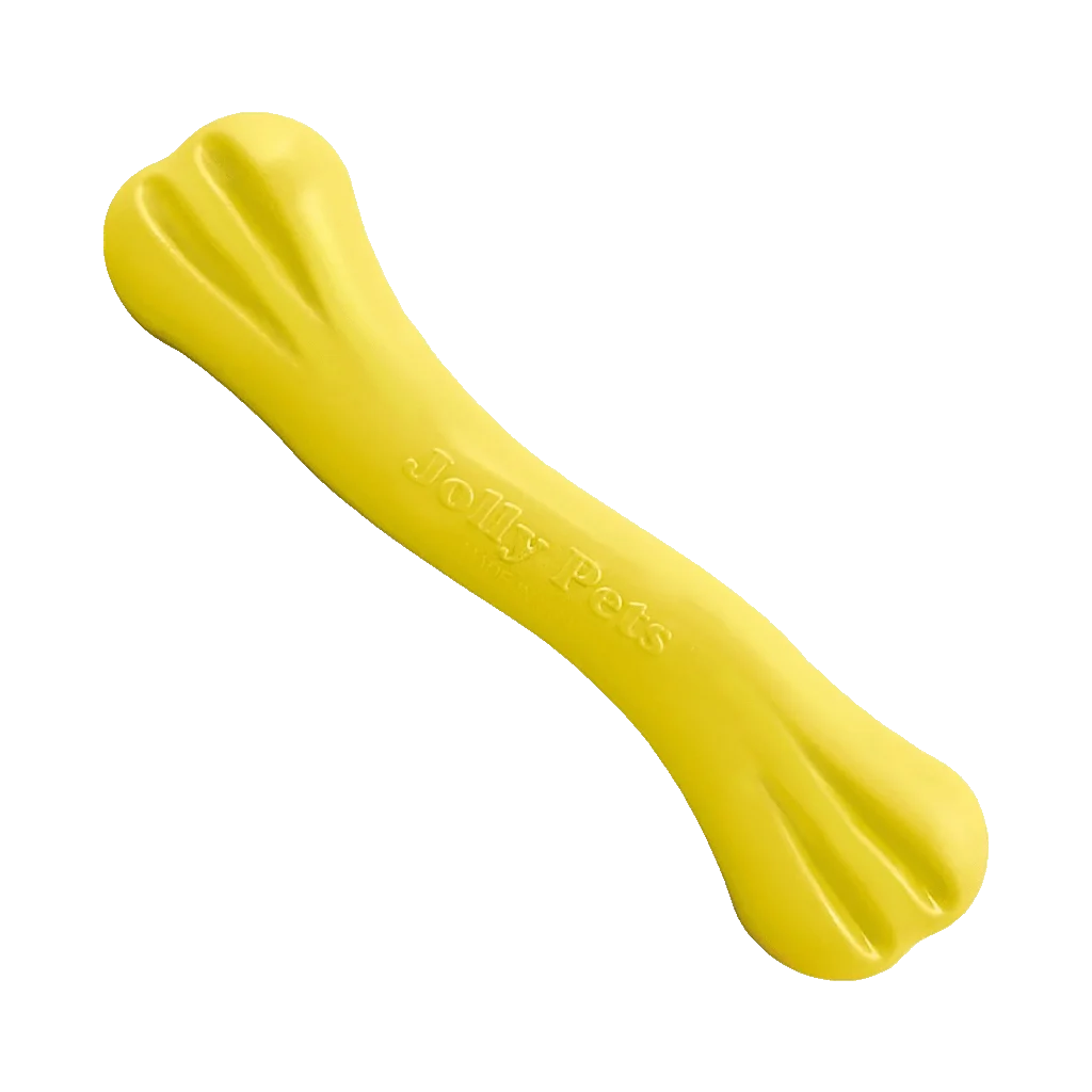 Žvýkací kost pro psy z pružné gumy s vůní vanilky, 15 cm – Jolly Pets Jolly Bone S - Obrázek 1