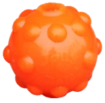 Pamlskový míček pro psy z TPR gumy, 7,6 cm – Jolly Pets Jolly Jumper oranžový S - Obrázek 4