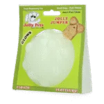 Pamlskový míček pro psy z TPR gumy, 7,6 cm – Jolly Pets Jolly Jumper svítící ve tmě S