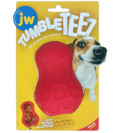Gumová hračka na pamlsky pro psy – JW Tumble Teez