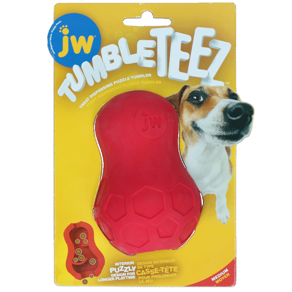 Gumová hračka na pamlsky pro psy – JW Tumble Teez