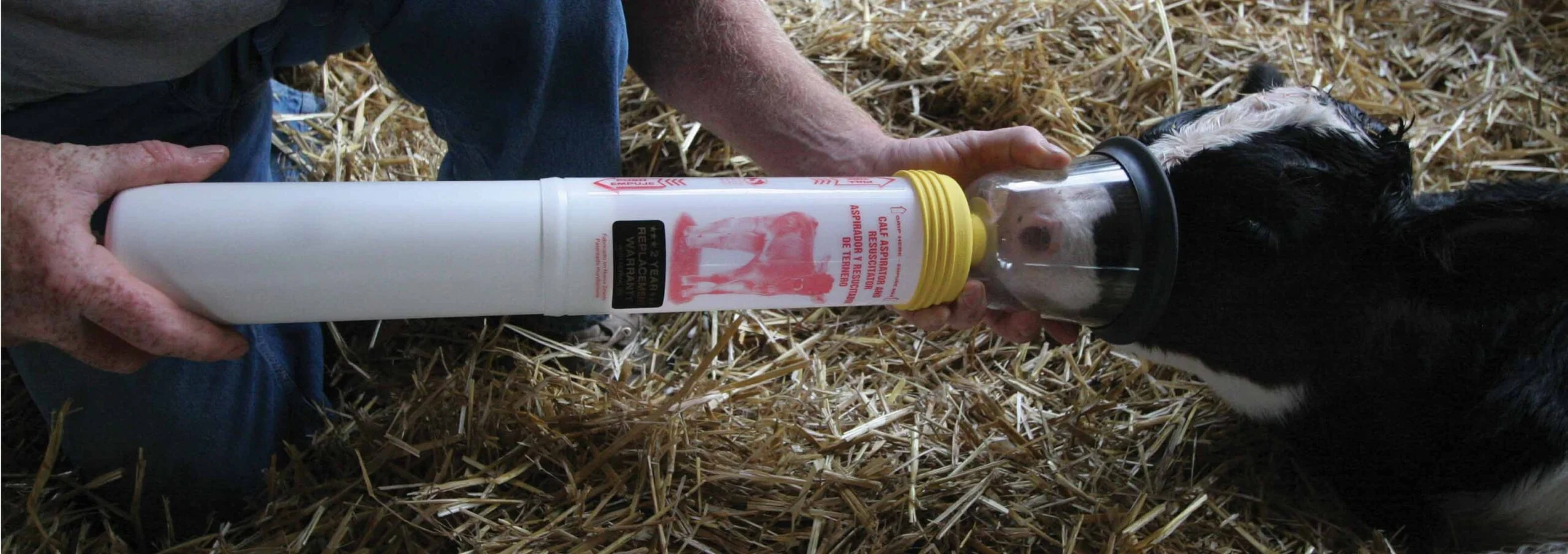 Resuscitační pumpa pro telata s maskou a odsávací funkcí - Obrázek 1