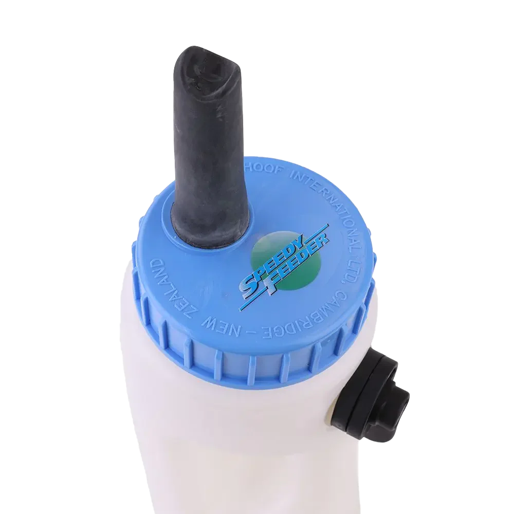 Napájecí láhev pro telata se 3 rychlostmi průtoku a savičkou Big Softy, 2,5 l – Shoof Speedy Feeder Calf Feeder - Obrázek 2
