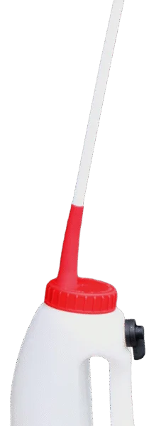 Láhev na napájení telat se sondovací hadicí 48 cm, 4 l – Shoof Speedy Drencher