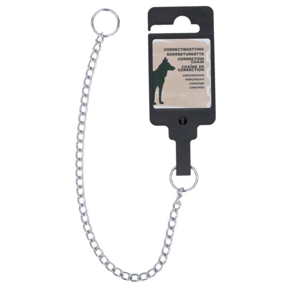 Korekční řetízek pro psy, pochromovaný, 30 cm x 1,6 mm – Hofman Animal Care