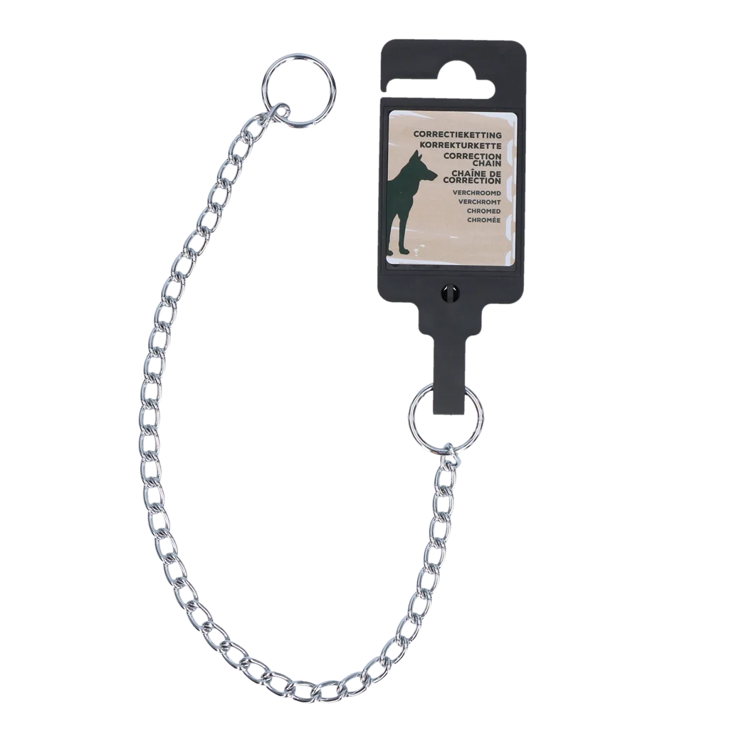 KETT0055B.png Stahovací obojek pro psy, chromovaný, 35 cm x 2 mm – Hofman Animal Care - Obrázek 1