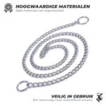 Stahovací obojek pro psy, chromovaný, 55 cm x 3 mm – Hofman Animal Care - Obrázek 5
