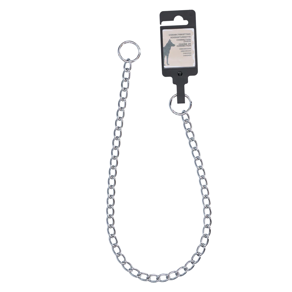 Korekční řetízkový obojek pro psy, chromovaný, 60 cm x 3 mm – Hofman Animal Care - Obrázek 1