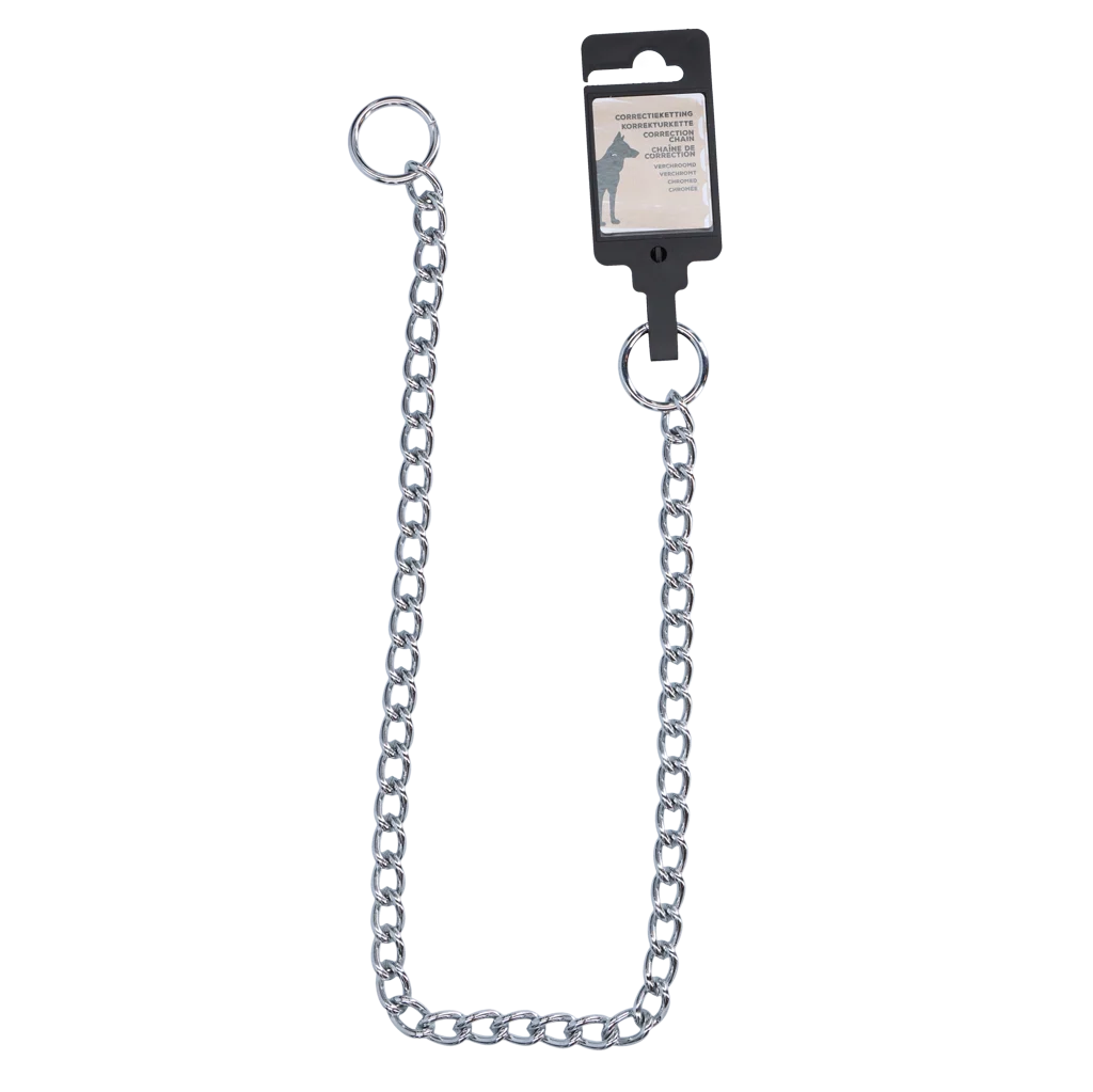 Korekční řetízkový obojek pro psy, chromovaný, 65 cm x 3,5 mm – Hofman Animal Care - Obrázek 1