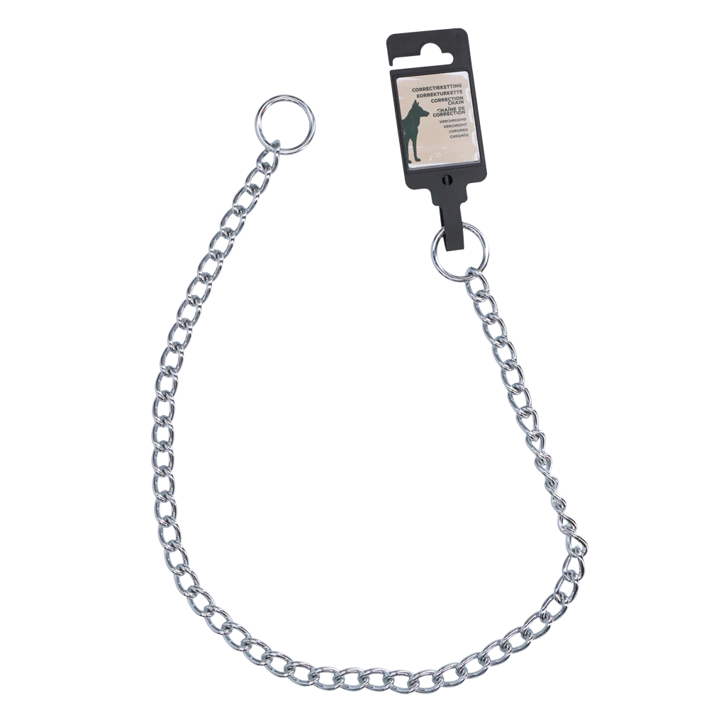 Korekční řetízkový obojek pro psy, chromovaný, 70 cm x 3,5 mm – Hofman Animal Care - Obrázek 1