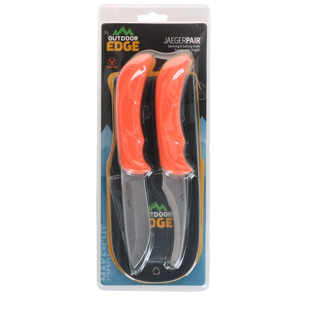 Sada nožů s obvazovým nožem a outdoorovým nožem, 2 kusy – Outdoor Edge JagerPair - Obrázek 6