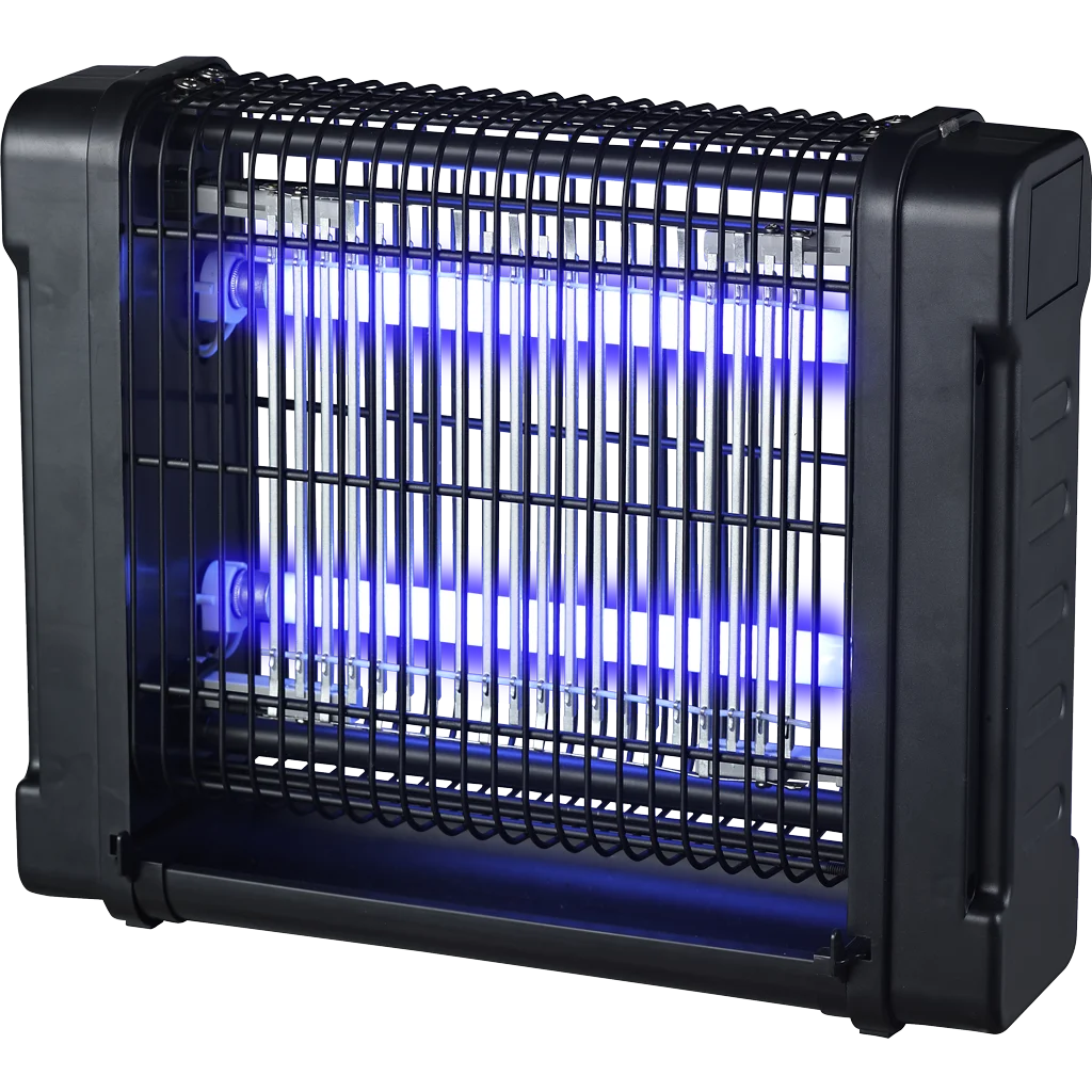 KNOC00010.png Lampa na hmyz s UV A a elektrickou mřížkou, 2 x 6 W – Knock Pest Insect Killer - Obrázek 1