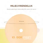 Lepicí deska do lapače hmyzu, bez jedů Ø 13,5 cm – Knock Pest - Obrázek 4