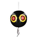 Plašicí balón proti ptákům se závěsnou šňůrou, černý, Ø 40 cm – Knock Pest