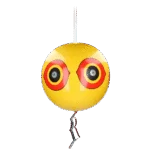 Balón na plašení ptáků se závěsnou šňůrou, žlutý, Ø 40 cm – Knock Pest