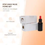 Vonná sada proti myším a potkanům, 30 ml tekutiny a 2 krabičky – Knock Pest Stay Away Muis Home Set - Obrázek 2