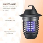 Lampa na hmyz s UV-A zářením a elektrickou mřížkou, 5 W – Knock Pest Insect Killer - Obrázek 2
