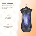 Lampa na hmyz s UV A a elektrickou mřížkou, 18 W – Knock Pest Insect Killer - Obrázek 2