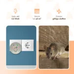 Ultrazvukový odpuzovač škůdců do zásuvky, až 46 m² – Knock Pest Ultrasonic Pest Repeller Home - Obrázek 6