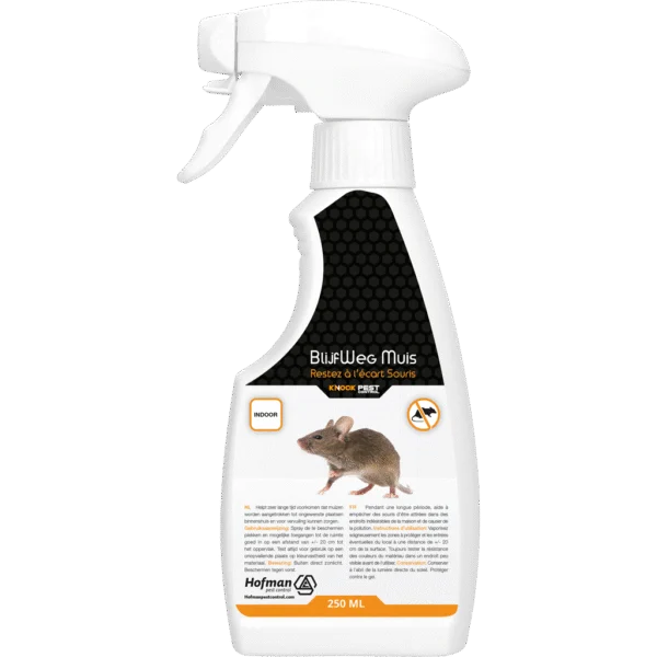 Sprej proti myším do interiéru, 250 ml – Knock Pest BlijfWeg Muis