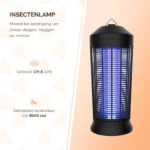 Hmyzí lampa s UV-A a elektrickou mřížkou, 36 W – Knock Pest Insect Killer - Obrázek 2