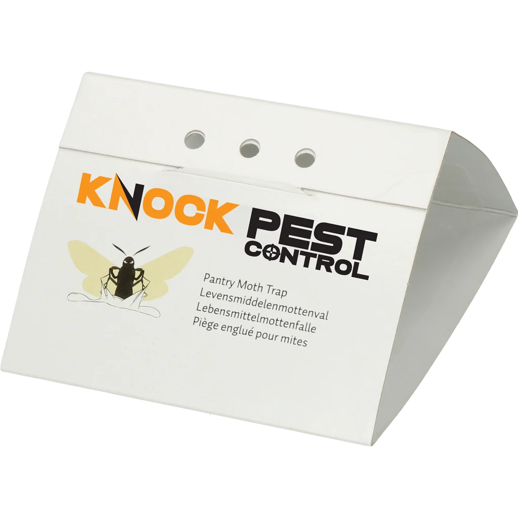 KNOC00111.png Past na potravinové moly s feromonem, 2 lepové pasti – Knock Pest Delta - Obrázek 1