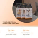 Obojek proti klíšťatům a blechám pro psy, 59 cm, nizozemština a francouzština – Knock Pest - Obrázek 5