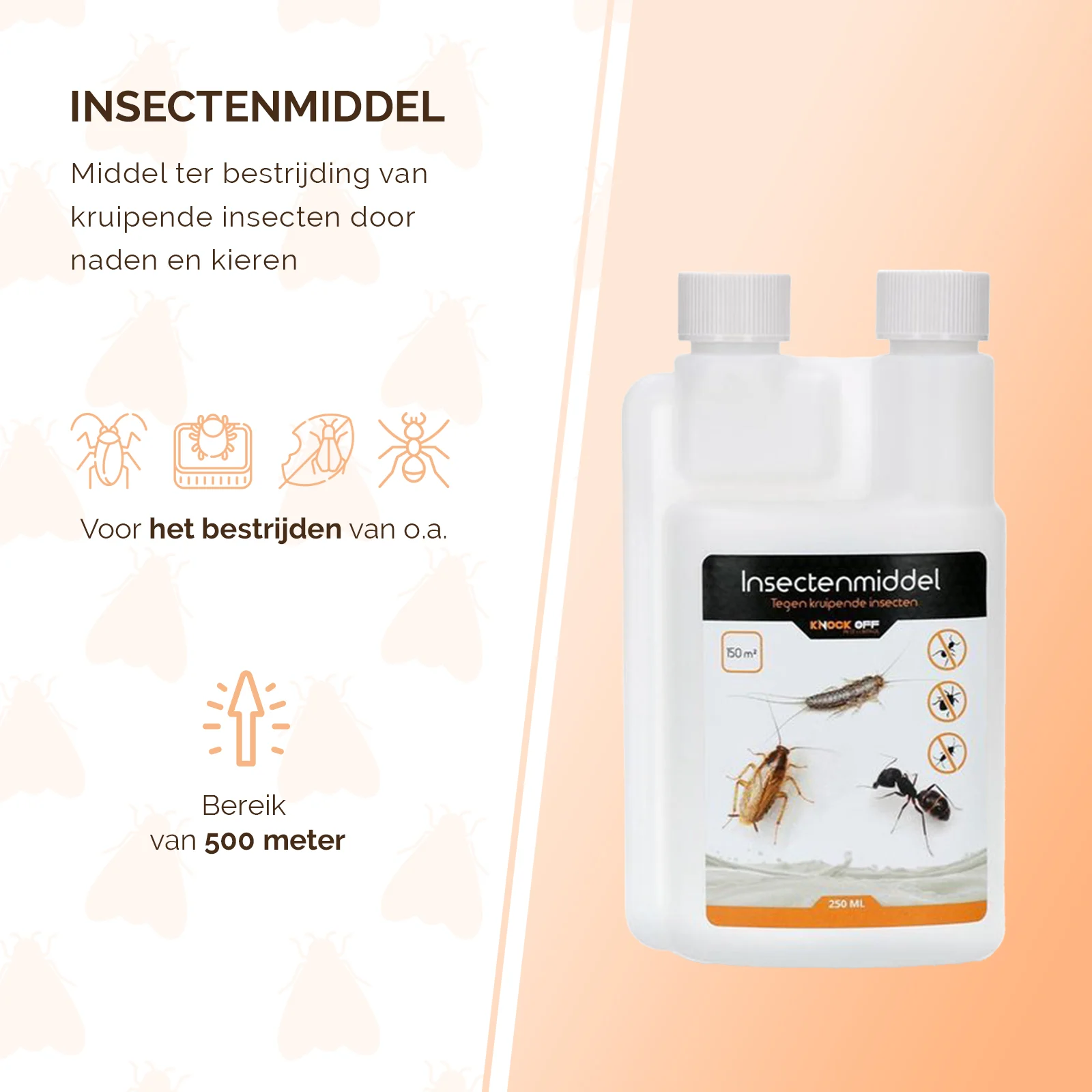 Přípravek proti lezoucímu hmyzu v interiéru, 250 ml – Knock Pest - Obrázek 3
