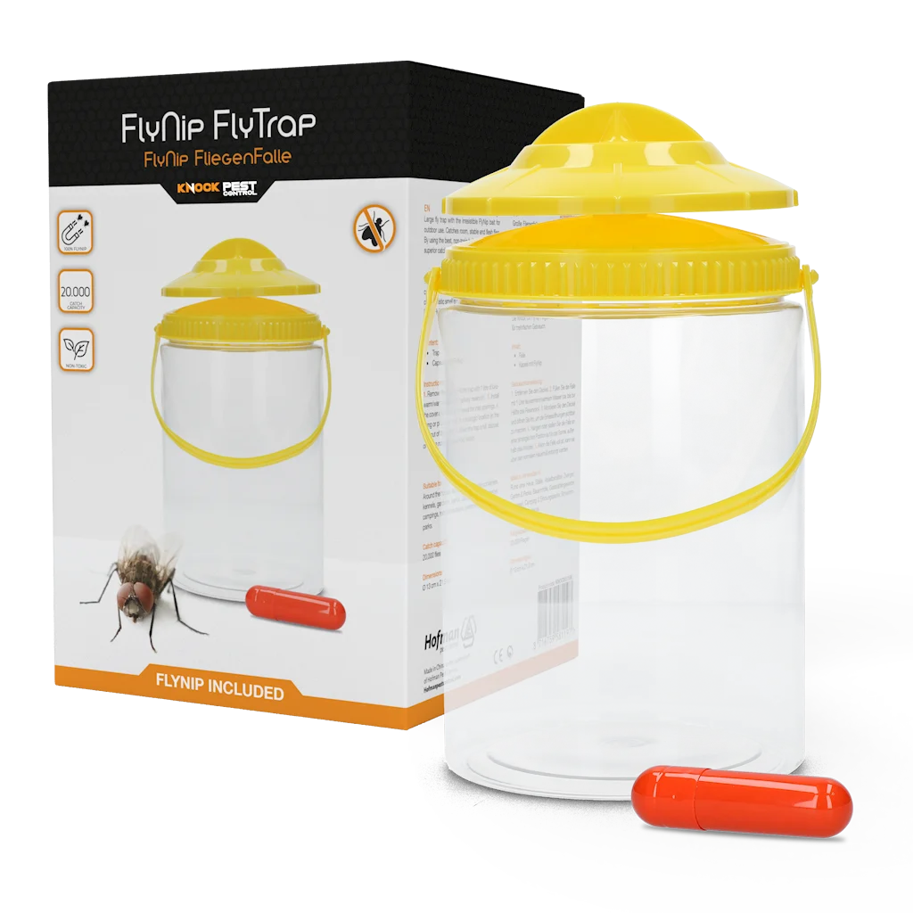 Past na mouchy s návnadou pro venkovní použití, 2 l – Knock Pest FlyNip - Obrázek 1