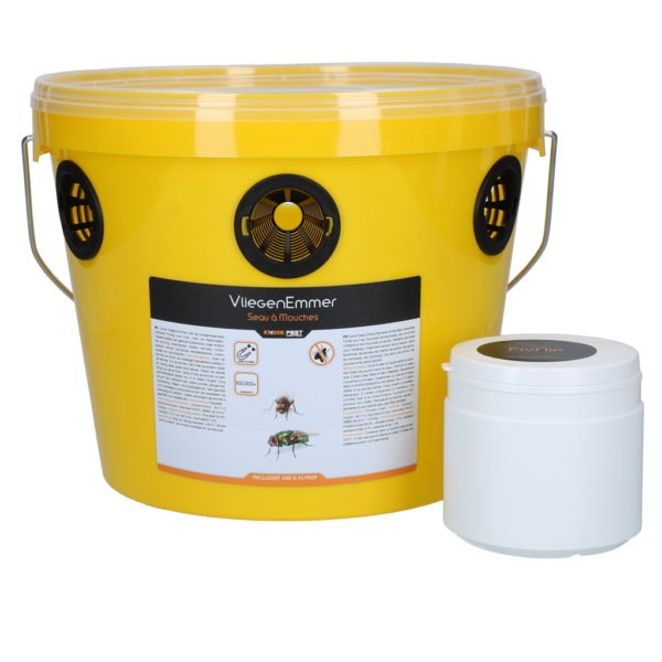 Kbelík na mouchy s 240 g lákadla – Knock Pest FlyNip VliegenEmmer