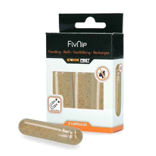 Látka na nalákání much ve 3 kapslích – Knock Pest FlyNip Refill