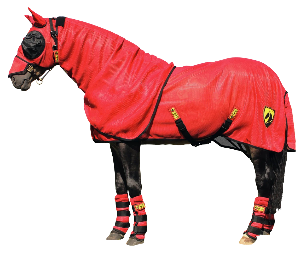 Deka proti hmyzu s krční částí a Insect Shield®, 191 cm – Horse Armor Knockdown - Obrázek 2
