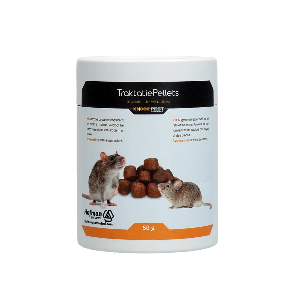 Návnadové granule pro myši a krysy, 50 g – Knock Pest Traktatie Pellets - Obrázek 1