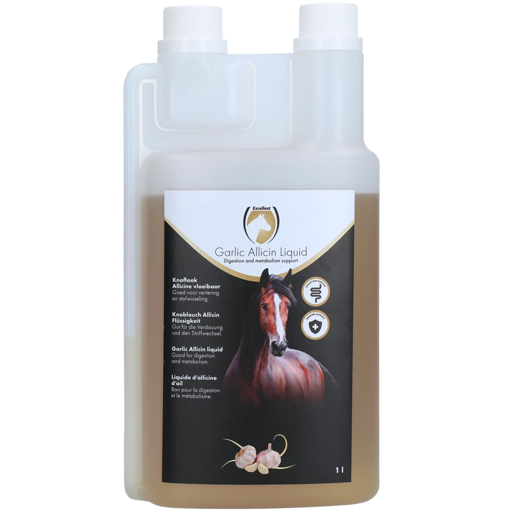 Tekutý česnek pro koně, 1 l – Excellent Horse Garlic Allicin Liquid - Obrázek 1