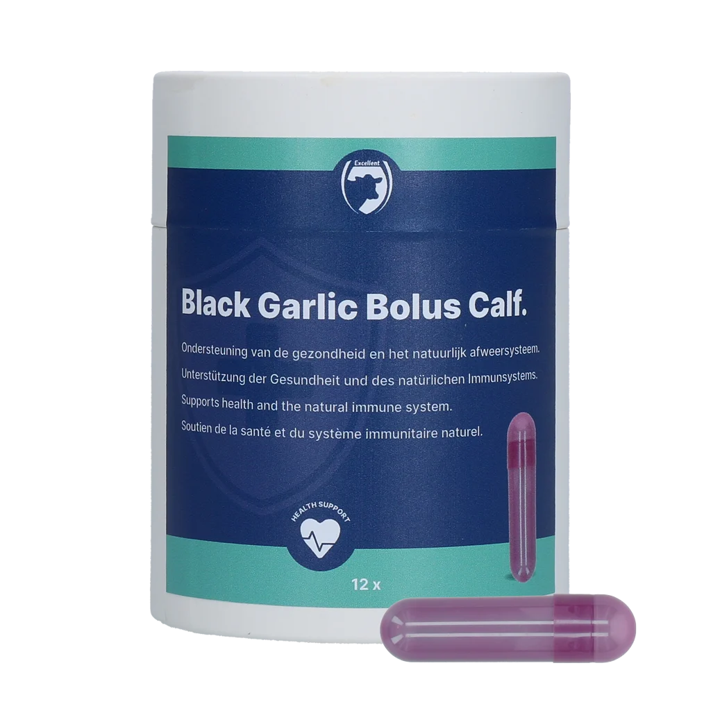 Česnekový bolus pro telata se ženšenem a čekankou – Excellent Black Garlic Bolus Kalf - Obrázek 1